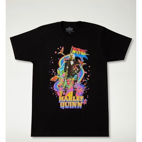 ‎Harley Quinn Rainbow T Shirt NWT - Picture 1 of 4